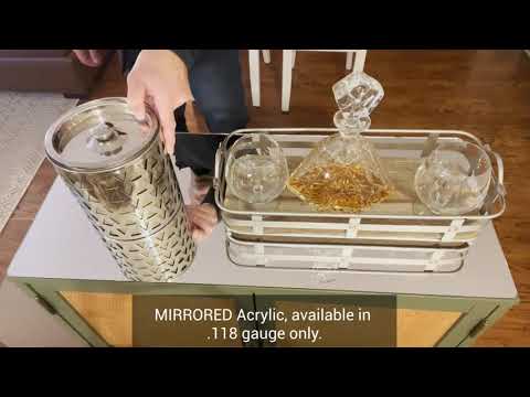 CLEAR Square Acrylic TableTops from 4in.x4in. thru 35.875x 35.875