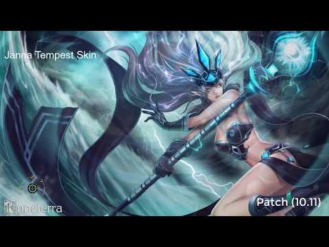 73-Janna Login Screen + All Skins. League of Legends