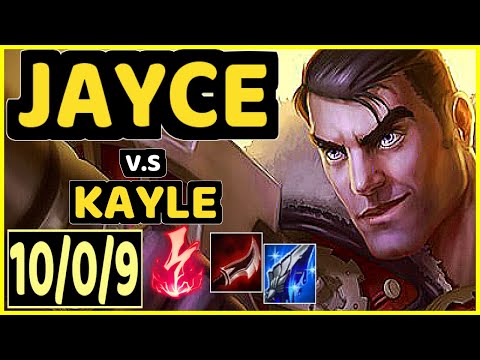 CRAZY (JAYCE) vs KAYLE - 10/0/9 KDA TOP CHALLENGER GAMEPLAY - KR