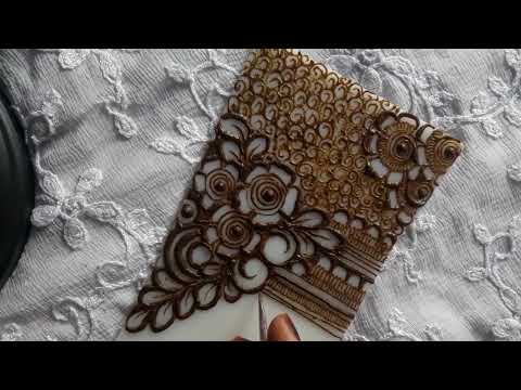 Bridal Henna Border | Bridal Henna Start Tutorial By Henna By Maimuna
