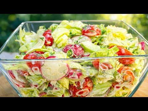 Cudowna i bardzo zdrowa sałatka! Przygotowanie zajmuje 5 minut!