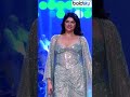 Anshula Kapoor Silver Dress Ramp Walk At Lakme Fashion Week Anshulakapoor Arjunkapoor Bollywood