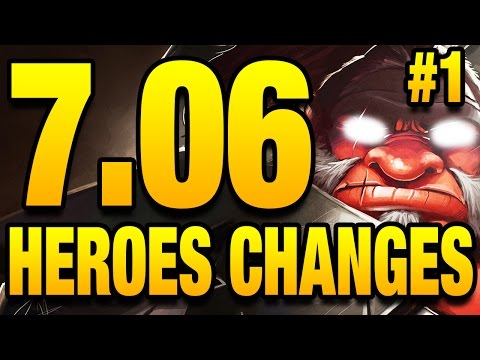 7.06 Dota 2 Update - All Hero Changes - Part 1