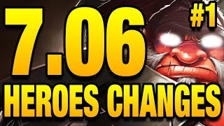 7.06 Dota 2 Update - All Hero Changes - Part 1
