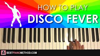 how to play fortnite disco fever dance music piano tutorial lesson - fortnite default dance piano notes