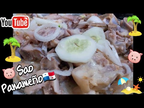 DELICIOSO SAO PANAMEÑO! PICKLED PIG'S FEET#panamá #comida