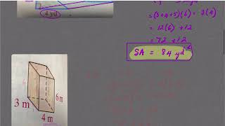 Pre-Algebra: Chapter 10-5: Surface Area: prism & cylinder