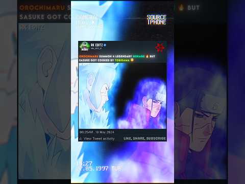 Reanimation Jutsu 😈..... Tobirama Cooked Sasuke 🤯🥶