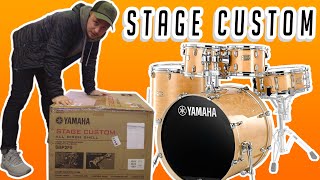 Video thumbnail for Yamaha Stage Custom Unboxing & Review (Wuhan Cymbal Set & Tama Stage Master Hardware) by Eric Hanson