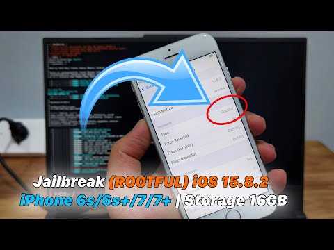 How To Jailbreak (ROOTFUL) iOS 15.8.2 iPhone 6s/6s+/7/7+ | Storage 16GB