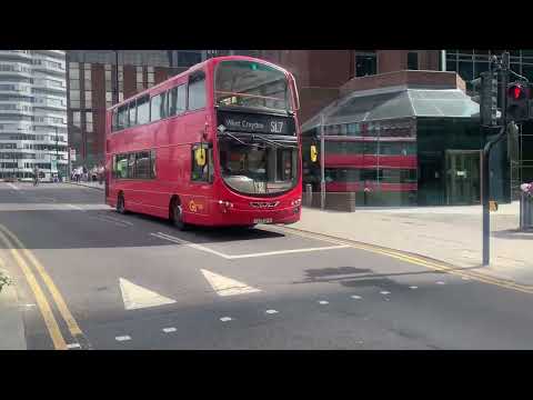 WVL341 and 342 on George Street, Croydon - Monday 11th September 2023