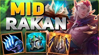 AM I TROLLING YET!? THIS TANK RAKAN MID BUILD IS OP! Dumb Shit To Diamond - Season 8