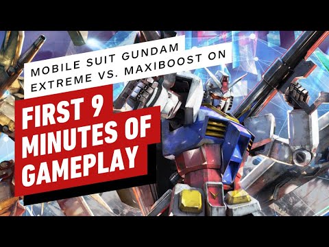 First 9 Minutes of Mobile Suit Gundam Extreme Vs. Maxiboost On Gameplay