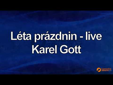 FullHD karaoke Léta prázdnin-live - Karel Gott - ukázka