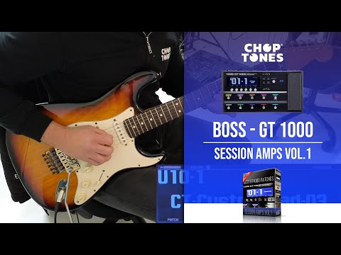 Session Amps vol1 Amp Pack for Boss GT-1000 | Playthrough (9 Quality Amp Match)