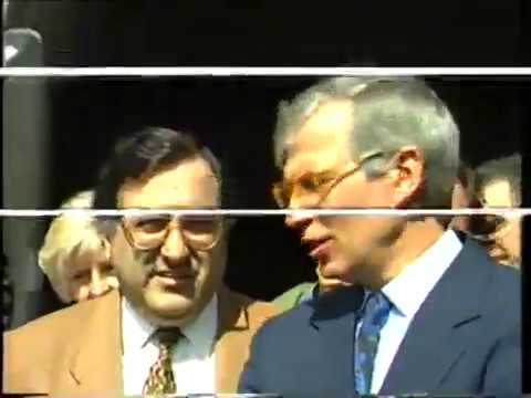 Inauguració de la variant de la carretera N-II per la vall de Sant Daniel (27/03/1993)