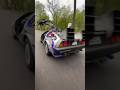 WHAT? Delorean driving with door open! #backtothefuture #80s #delorean #shorts