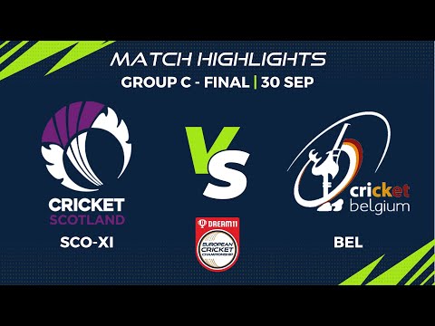 Group C, Final - SCO-XI vs BEL | Highlights | Dream11 European Cricket Championship, 2022  ECC22.072
