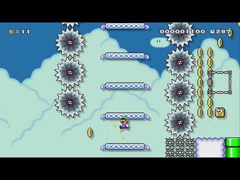 Blue Platform-ing by Tob1as - Super Mario Maker 2 - No Commentary 1bw