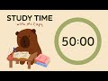 Study With Mr Capy 2 Hours Pomodoro 50 Mins Focus 10 Mins Break Lofi Music