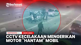 Download lagu Terekam CCTV Kecelakaan Mengerikan Motor 'Hantam' Mobil di Lampu Merah mp3