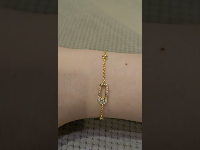 أسوارة ميسيكا نسائي ذهبية مزينة باحجار