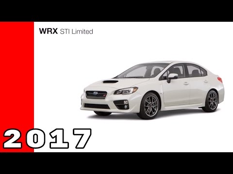 2017 Subaru WRX STI, STI Limited, WRX, WRX Limited, WRX Premium