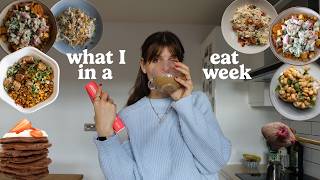 WHAT I EAT IN A WEEK to feel good when busy *as a nutritionist*