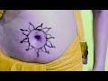Indian Woman With Saree Naveltattoo Design