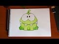 How to draw Om Nom from Cut the Rope, Como ...