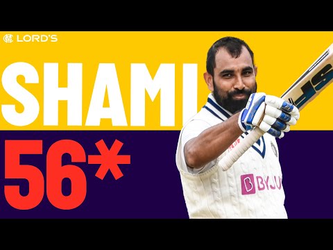 Sensational Shami Hits Unbeaten Half-Century at Lord's | England v India 2021