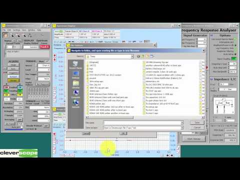 How to save FRA data points to text file