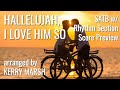 Hallelujah, I Love Him So (SATB w horns Lv3) KerryMarsh.com Score Preview