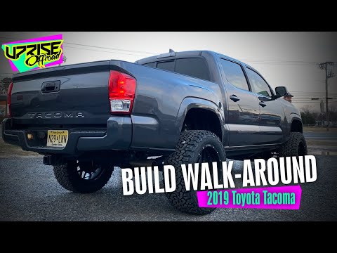 LIFTED 2019 Toyota Tacoma - 4inch Zone Offroad Lift Kit on Hostile wheels!