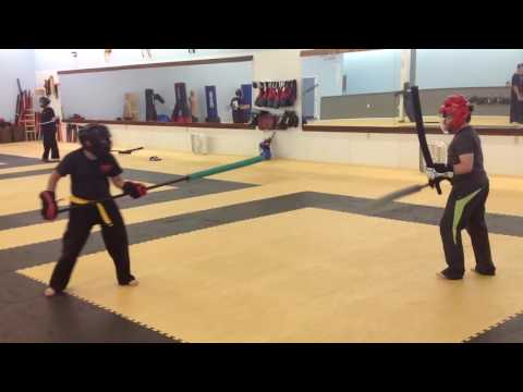 Tony vs Owen double sword vs spear