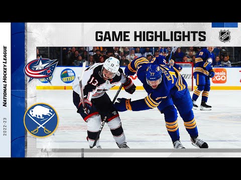Blue Jackets @ Sabres 2/28 | NHL Highlights 2023