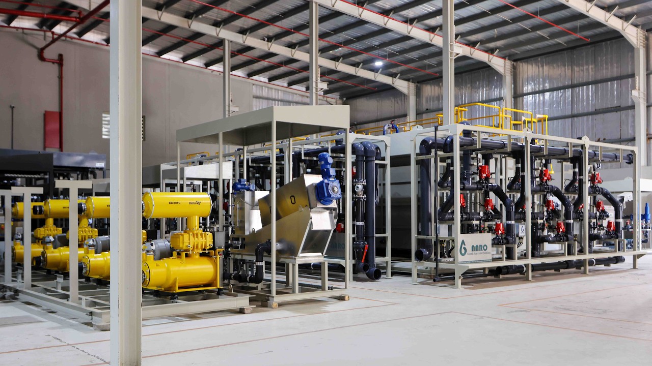 Naro water industrial video