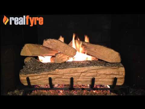 Peterson Split Oak Gas Logs Video