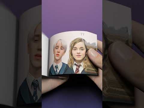 Hermione Granger & Draco Malfoy Singing "Death Bed" FlipBook #harrypotter #flipbook #shorts