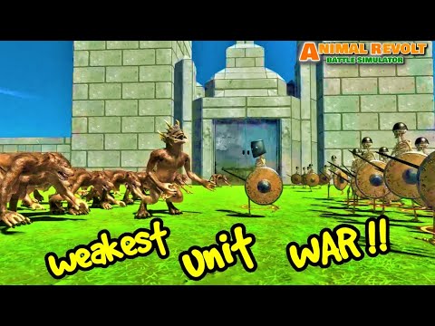 WEAKEST UNIT ARMY FACTION TOURNAMENT Animal Revolt Battle Simulator 2022