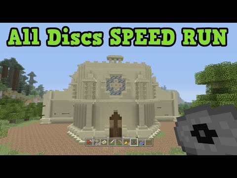 Minecraft TU31 Tutorial World ALL MUSIC DISC Speed Run!