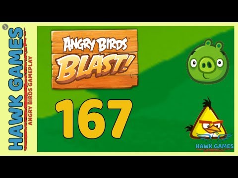 Angry Birds Blast 💥 Level 167 - 3 Stars Walkthrough, No Boosters