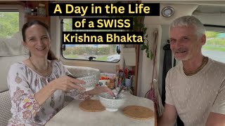 A Day in the Life of a Swiss Krishna Bhakta  traveling with Giriraj