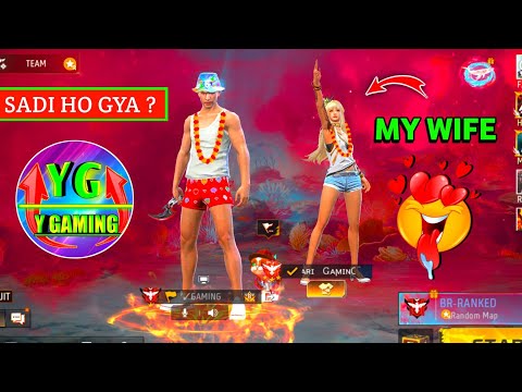Y GAMING का Sadi हो Gya ? Kya 😍 Ye kab हुआ 😂 Aura++ 👿 Garena Free Fire 🔥