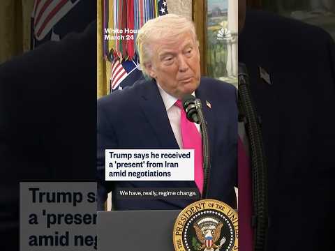 Trump says he received a 'present' from Iran amid negotiations