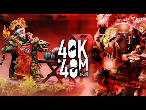 Salamanders Look to Cook Orks! Warhammer 40k in 40m Commander Tier Battle