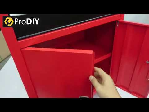 TOOL TROLLEY With 2 Tier Storage Cabinet & 1 Single Drawer ( 31531-2 ) DJ-306