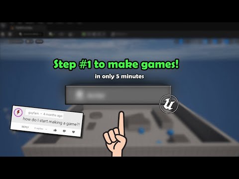 THE #1 Step to Make Games in Unreal Engine!