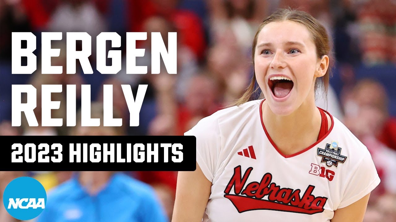 Bergen Reilly 2023 NCAA volleyball tournament highlights