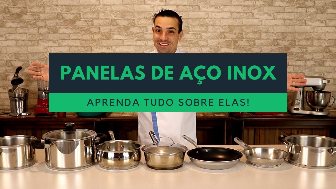 PANELAS de AÇO INOX. Aprenda a usar do jeito certo! Todos os Segredos para cuidar das panelas!